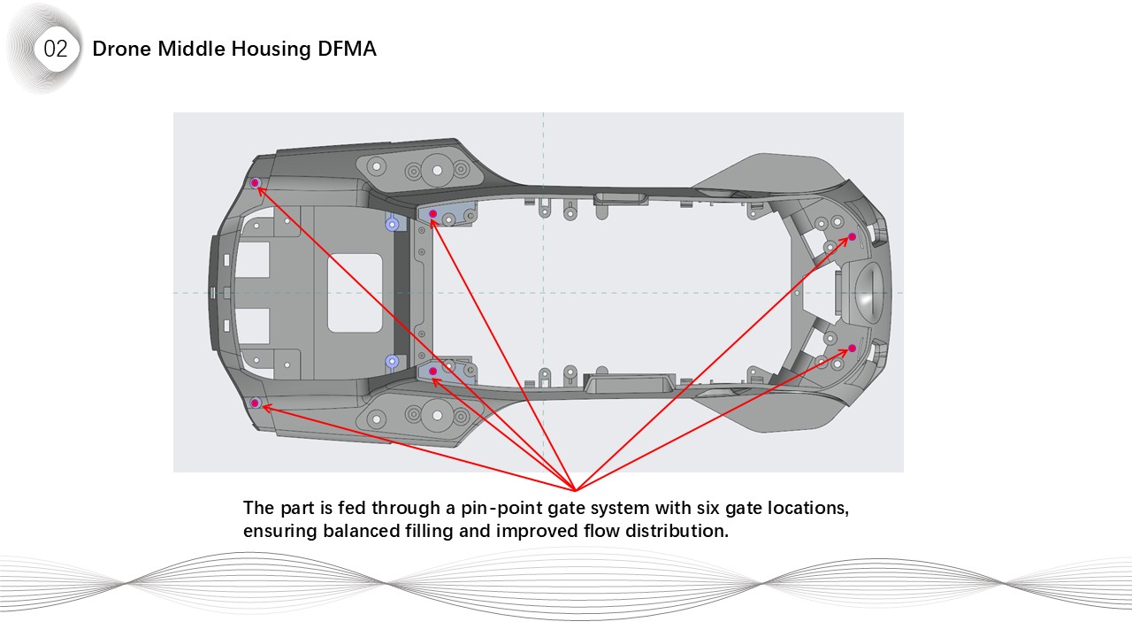 Drone Middle Housing DFMA